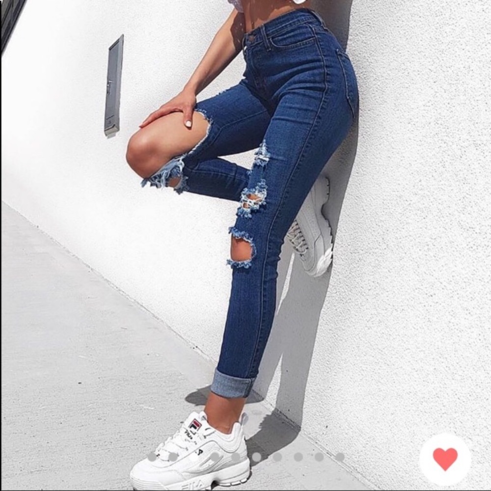 Ripped jeans